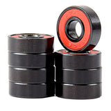 Maxbell Maxbell 8 Pieces Skateboard Bearing ABEC-9 Skates Longboard Roller Ring Wheel Ball