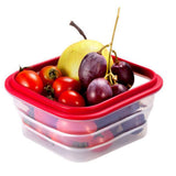 Maxbell Maxbell Foldable Silicone Square Lunch Box Food Crisper for Outdoor Camping 900ML