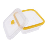 Maxbell Maxbell Foldable Silicone Square Lunch Box Food Crisper for Outdoor Camping 900ML