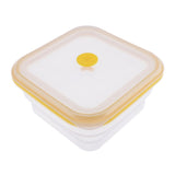 Maxbell Maxbell Foldable Silicone Square Lunch Box Food Crisper for Outdoor Camping 900ML