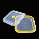 Maxbell Maxbell Foldable Silicone Square Lunch Box Food Crisper for Outdoor Camping 900ML