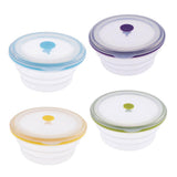 Maxbell Maxbell Silicone Portable Lunch Bowl Round Folding Box Food Storage Container 400ml