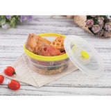 Maxbell Maxbell Silicone Portable Lunch Bowl Round Folding Box Food Storage Container 600ml
