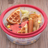Maxbell Maxbell Silicone Portable Lunch Bowl Round Folding Box Food Storage Container 900ml