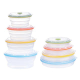 Maxbell Maxbell Silicone Portable Lunch Bowl Round Folding Box Food Storage Container 900ml