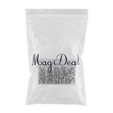 Maxbell Maxbell 50 Pieces/Box Luminous Beads 3-Way Rolling Barrel T Swivels Fishing Tackles