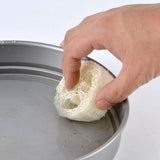 Maxbell Maxbell 5 Pieces Natural Loofah Luffa Pot Bowl Sponge Scrubber for Outdoor Hiking
