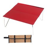 Maxbell Maxbell Portable Small Folding Table Lightweight for Outdoor Camping Picnic Red