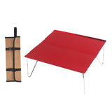 Maxbell Maxbell Portable Small Folding Table Lightweight for Outdoor Camping Picnic Red