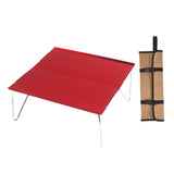 Maxbell Maxbell Portable Small Folding Table Lightweight for Outdoor Camping Picnic Red