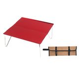 Maxbell Maxbell Portable Small Folding Table Lightweight for Outdoor Camping Picnic Red