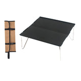 Maxbell Maxbell Portable Small Folding Table Lightweight for Outdoor Camping Picnic Black