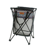 Maxbell Maxbell Outdoor Storage Basket Laundry Net Pocket Dirty Clothes Bag & Bracket Small