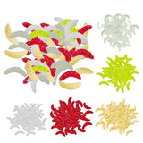 Maxbell 4x100 Pieces/Set Fishing Soft Grub Worm Bread Bug Maggots Lures Baits Beige