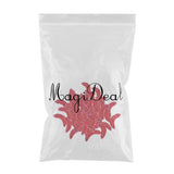 Maxbell 4x100 Pieces/Set Fishing Soft Grub Worm Bread Bug Maggots Lures Baits Red