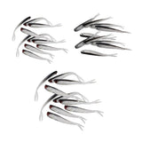 Maxbell 2x10 Pieces Artificial Soft Fishing Lures Baits Lifelike Fish Swimbaits 7.5cm