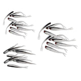 Maxbell 4x10 Pieces Artificial Soft Fishing Lures Baits Lifelike Fish Swimbaits 7.5cm
