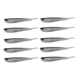 Maxbell 2x10 Pieces Artificial Soft Fishing Lures Baits Lifelike Fish Swimbaits 7.5cm