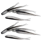 Maxbell 2x10 Pieces Artificial Soft Fishing Lures Baits Lifelike Fish Swimbaits 7.5cm
