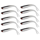 Maxbell 2x10 Pieces Artificial Soft Fishing Lures Baits Lifelike Fish Swimbaits 10cm