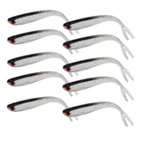 Maxbell 2x10 Pieces Artificial Soft Fishing Lures Baits Lifelike Fish Swimbaits 10cm