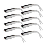 Maxbell 4x10 Pieces Artificial Soft Fishing Lures Baits Lifelike Fish Swimbaits 10cm