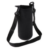 Maxbell 2xInsulated Sport Water Bottle Cover Sleeve Holder Cooler Carrier Black 550ml