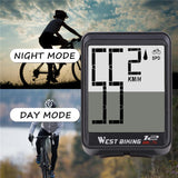 Maxbell Maxbell Wireless Bike Cycling Bicycle Computer Odometer Speedometer Backlight Black