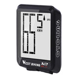 Maxbell Maxbell Wireless Bike Cycling Bicycle Computer Odometer Speedometer Backlight Black