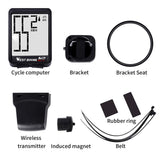 Maxbell Maxbell Wireless Bike Cycling Bicycle Computer Odometer Speedometer Backlight Black