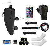 Maxbell Maxbell Stable Bike Bicycle Frame Bag Waterproof Top Tube Phone Pouch Holder Case S