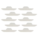 Maxbell 3x10 Pieces Disposable Neck Sweat Pads Collar Self-Adhesive Neck Pad White