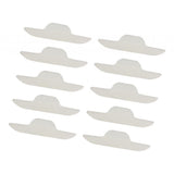 Maxbell 3x10 Pieces Disposable Neck Sweat Pads Collar Self-Adhesive Neck Pad White