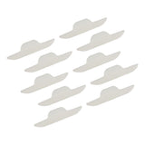 Maxbell 3x10 Pieces Disposable Neck Sweat Pads Collar Self-Adhesive Neck Pad White