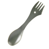 Maxbell 5 Piece 3 in 1 Outdoor Picnic Spork Spoon Fork Cutlery Utensil Camping Tool