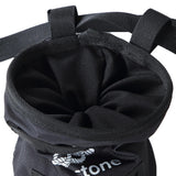 Maxbell Maxbell Chalk Bag for Bouldering Rock Climbing Gym with Drawstring Waist Belt Black