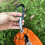 Maxbell Travel Camping Hanging Hammock Tent Sleeping Swing Poncho Picnic Pad Orange