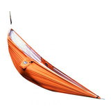 Maxbell Travel Camping Hanging Hammock Tent Sleeping Swing Poncho Picnic Pad Orange