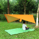 Maxbell Travel Camping Hanging Hammock Tent Sleeping Swing Poncho Picnic Pad Orange
