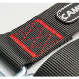 Maxbell Maxbell Adjustable Climbing Sling Flat Cord Mountaineering Safety Rope Black 1.5m