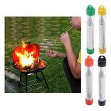 Maxbell Telescopic Collapsible Fire Blow Tube Campfire Builds Tool - 48.5cm Black - Aladdin Shoppers