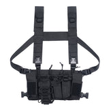 Maxbell Combat Training Shooting Hunting Outdoor Molle Vest Pouch Chest Rig Black