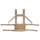 Maxbell Combat Training Shooting Hunting Outdoor Molle Vest Pouch Chest Rig Brown