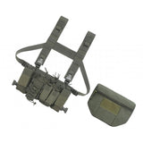 Maxbell Multi-functional Molle Vest Pouch Chest Bag Tools & Belly Pouch Army Green