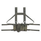 Maxbell Multi-functional Molle Vest Pouch Chest Bag Tools & Belly Pouch Army Green