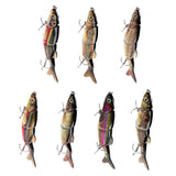 Maxbell Maxbell Fishing Bionic 3D Eye Multi-Section Crankbait Lure with Hook - 16.5cm/39g A