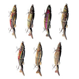 Maxbell Maxbell Fishing Bionic 3D Eye Multi-Section Crankbait Lure with Hook - 16.5cm/39g A