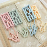 Maxbell 2 Pieces Outdoor Camping Folding Plastic Clothing Coat Hanger Travel Blue - Aladdin Shoppers