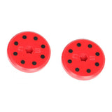 Maxbell Maxbell 2 pcs Replacement Slider Block for Skateboard Longboard Sliding Gloves Red