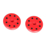 Maxbell Maxbell 2 pcs Replacement Slider Block for Skateboard Longboard Sliding Gloves Red